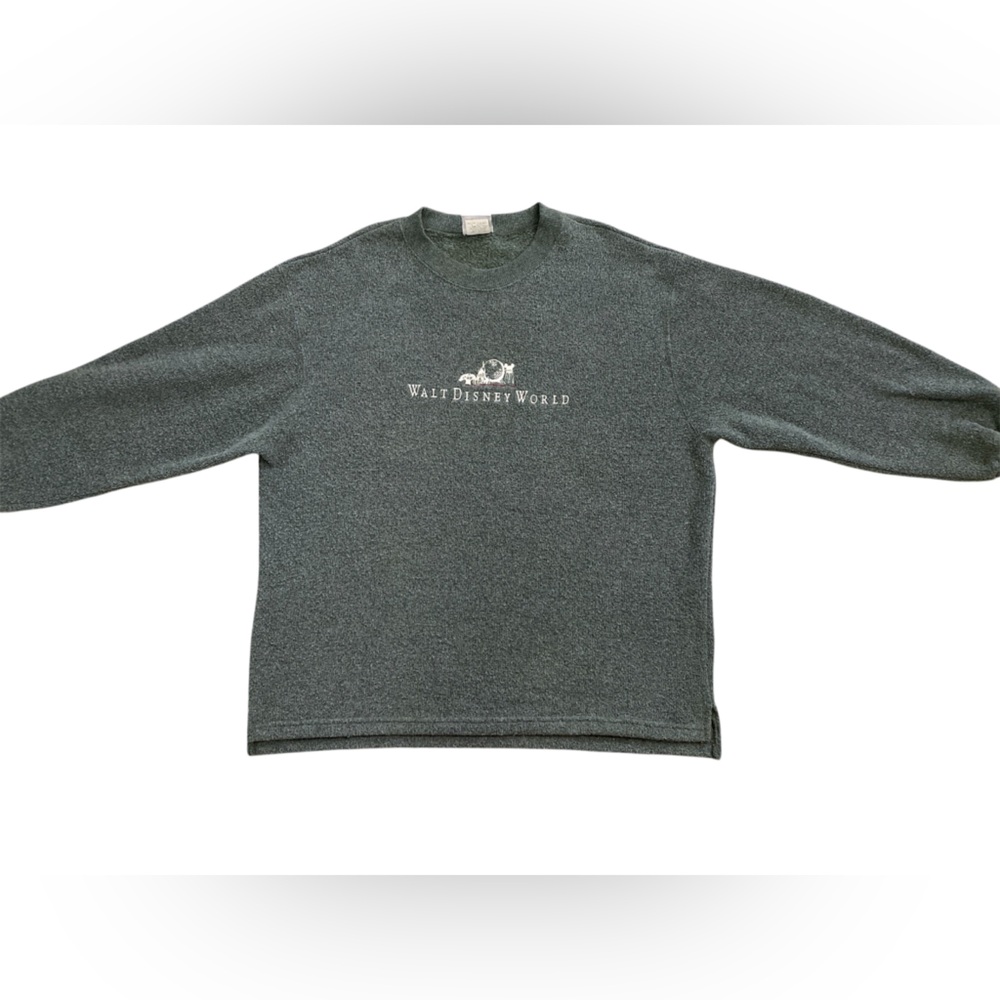 Walt Disney World Preowned Soft Green Pullover Sweater Unisex Size 2X